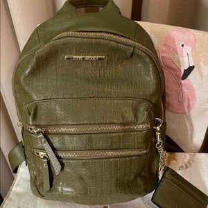 Steve Madden Olive Green Backpack